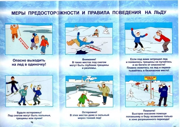 Безопасность на водных объектах в осенне-зимний период.